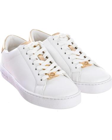 Sapatilhas de Mulher MICHAEL KORS ZAPATILLA SNEAKER IRVING CLASICA S5IRFS2L MUJER BLANCO-DORADO
