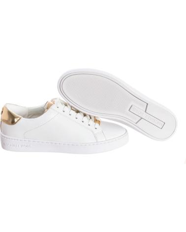 Sapatilhas de Mulher MICHAEL KORS ZAPATILLA SNEAKER IRVING CLASICA S5IRFS2L MUJER BLANCO-DORADO