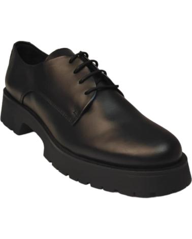 SCHWARZE SCHNÜRSCHUHE MIS ALAS ROLCHA NEGRO