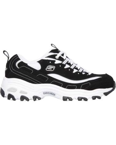 Esportes  de Mulher SKECHERS ZAPATILLAS DLITES BIGGEST FAN 11930-BKW NEGRO