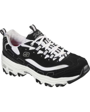 Esportes  de Mulher SKECHERS ZAPATILLAS DLITES BIGGEST FAN 11930-BKW NEGRO