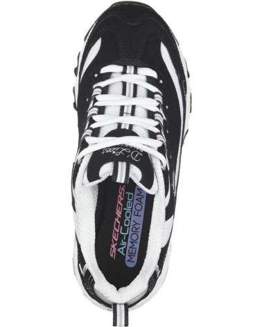 Esportes  de Mulher SKECHERS ZAPATILLAS DLITES BIGGEST FAN 11930-BKW NEGRO