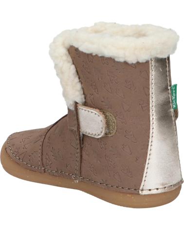 Bottes pour Fille KICKERS 909740-10 SO WINDY 123 TAUPE OR FANTAI