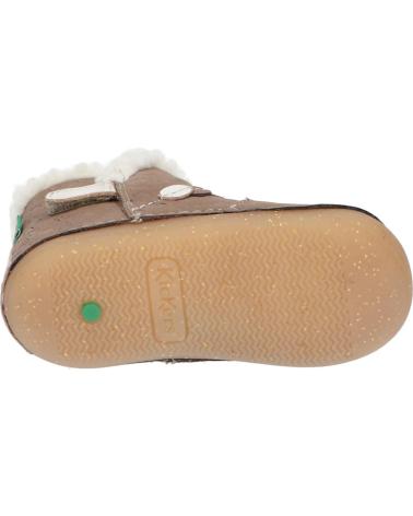 Bottes pour Fille KICKERS 909740-10 SO WINDY 123 TAUPE OR FANTAI