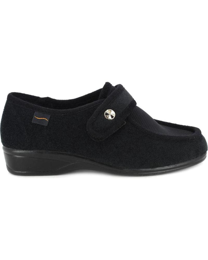 Pantofole per Donna D`CUTILLAS PANTUFLAS DOCTOR CUTILLAS LAREDO 784 NEGRO