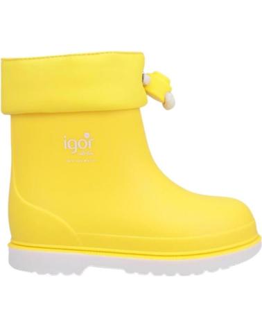 Stivali da pioggia per Bambina e Bambino IGOR BOTAS DE AGUA BIMBI NAUTICO VARIOS W10225 AMARILLO