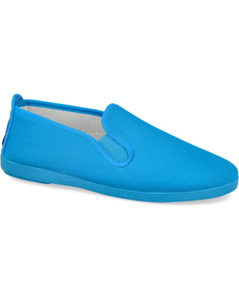 L&R SHOES SNEAKERS TELA SLIP-ON 500 TURCHESE TURQUESA