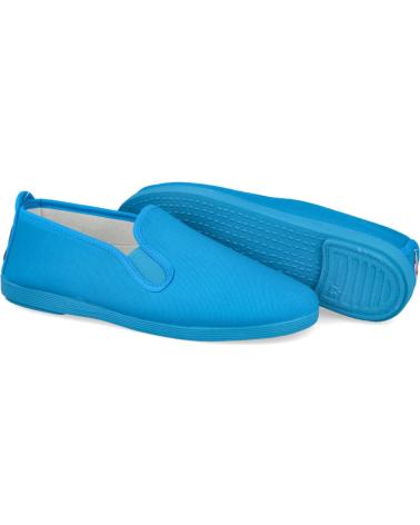 L&R SHOES SNEAKERS TELA SLIP-ON 500 TURCHESE TURQUESA