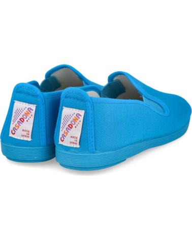 L&R SHOES SNEAKERS TELA SLIP-ON 500 TURCHESE TURQUESA