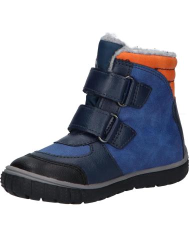 Stiefel für Mädchen und Junge KICKERS 585572-10 SITROUILLE 53 BLEU ORANGE