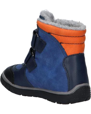 Stiefel für Mädchen und Junge KICKERS 585572-10 SITROUILLE 53 BLEU ORANGE