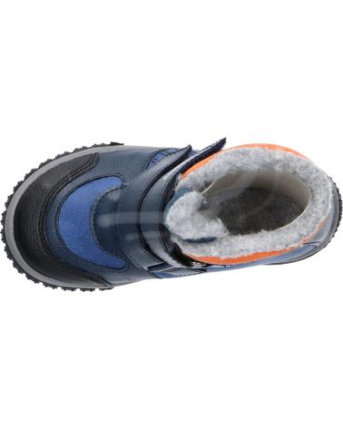 Stiefel für Mädchen und Junge KICKERS 585572-10 SITROUILLE 53 BLEU ORANGE