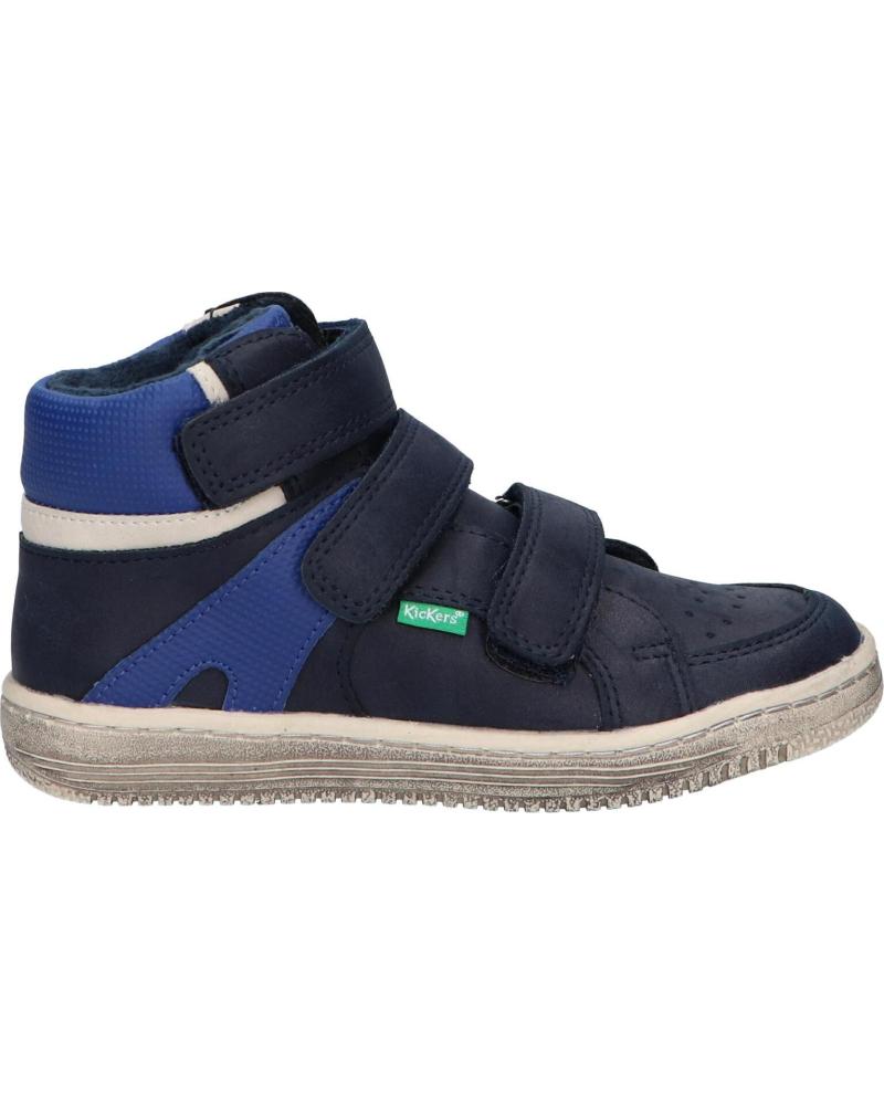 Botines de Niño KICKERS 739367-30 LOHAN 93 MARRON BLEU MAR