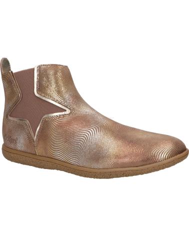Botas de Niña KICKERS 744618-30 VERMILLON 123 TAUPE FANTAISIE