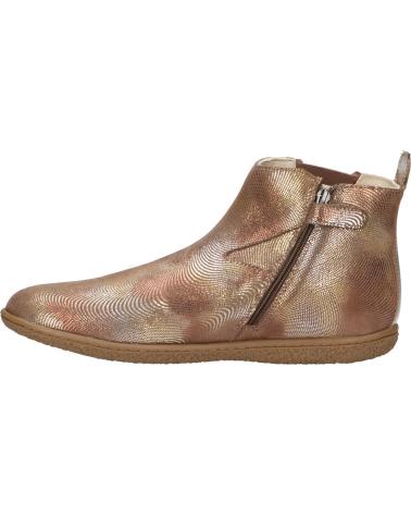 Botas de Niña KICKERS 744618-30 VERMILLON 123 TAUPE FANTAISIE