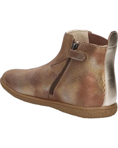 Botas de Niña KICKERS 744618-30 VERMILLON 123 TAUPE FANTAISIE