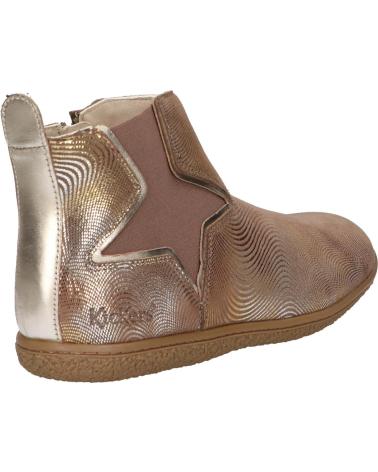 Botas de Niña KICKERS 744618-30 VERMILLON 123 TAUPE FANTAISIE