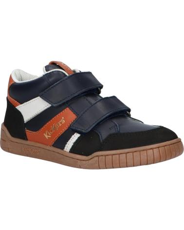 Sportivo per Bambino KICKERS 894791-30 WINCKY 83 NOIR CAMEL MARI