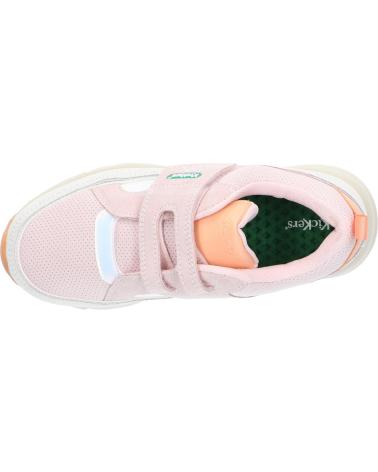 girl Trainers KICKERS 928502-30 KIKUSTOM 133 ROSE CLAIR BEIG
