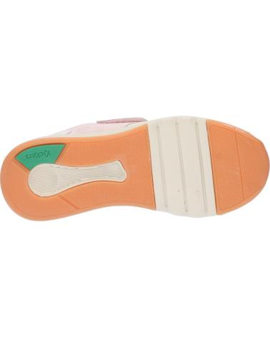 girl Trainers KICKERS 928502-30 KIKUSTOM 133 ROSE CLAIR BEIG