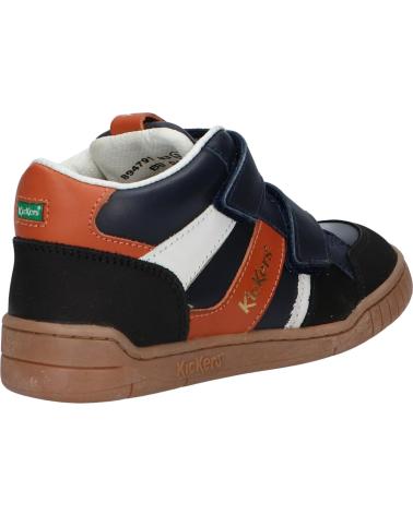 Sportivo per Bambino KICKERS 894791-30 WINCKY 83 NOIR CAMEL MARI