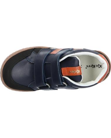 Sportivo per Bambino KICKERS 894791-30 WINCKY 83 NOIR CAMEL MARI
