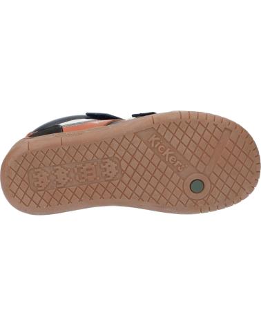 Sportivo per Bambino KICKERS 894791-30 WINCKY 83 NOIR CAMEL MARI