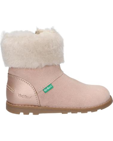 Botas de Niña KICKERS 878684-10 NONOFUR 113 CHAMPAGNE