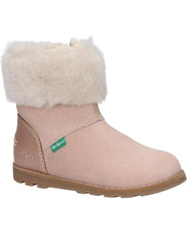 Boots für Mädchen KICKERS 878684-10 NONOFUR 113 CHAMPAGNE