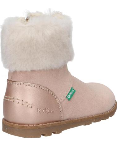 Boots für Mädchen KICKERS 878684-10 NONOFUR 113 CHAMPAGNE