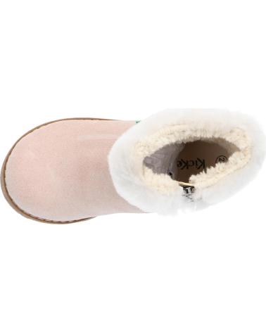 Boots für Mädchen KICKERS 878684-10 NONOFUR 113 CHAMPAGNE
