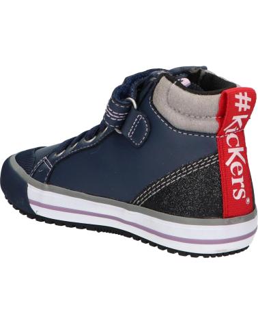 Stivali per Bambina e Bambino KICKERS 915780-30 GECKIRA 103 MARINE GLITTER