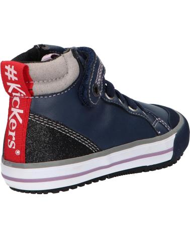 Stivali per Bambina e Bambino KICKERS 915780-30 GECKIRA 103 MARINE GLITTER