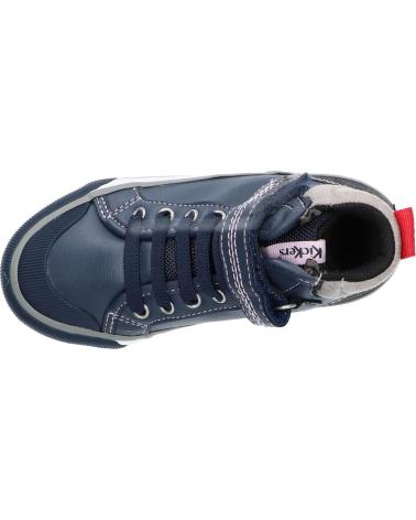 Stivali per Bambina e Bambino KICKERS 915780-30 GECKIRA 103 MARINE GLITTER