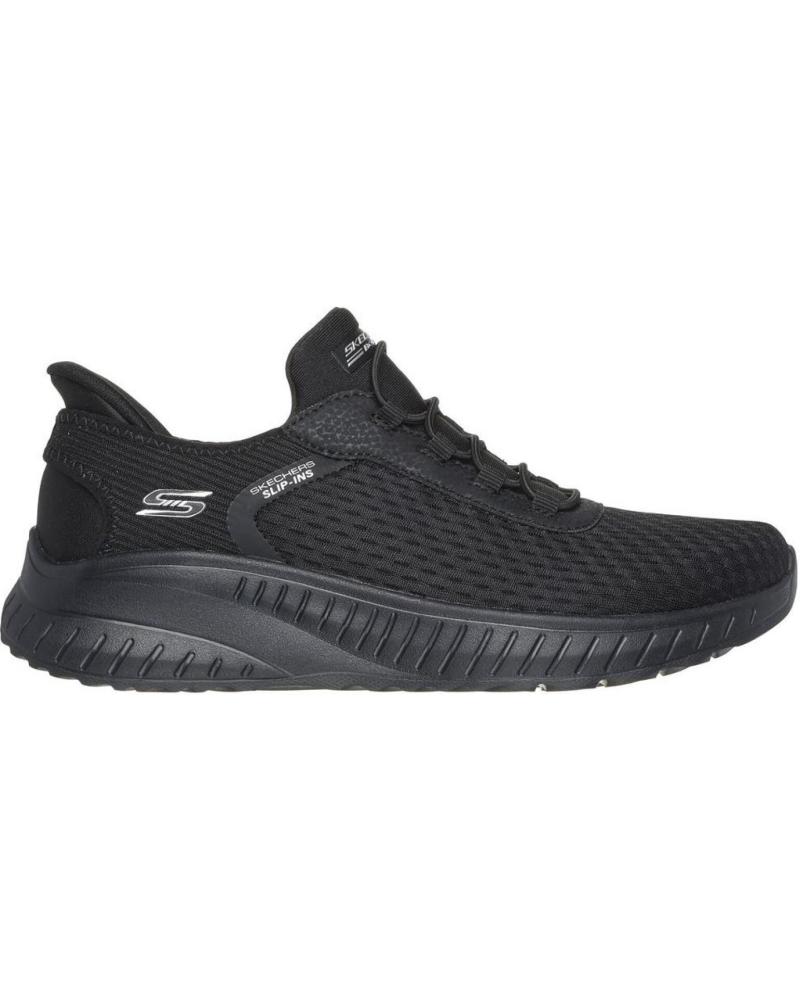 Scarpe sport per Donna SKECHERS SLIP-INS BOBS SQUADS NEGRO