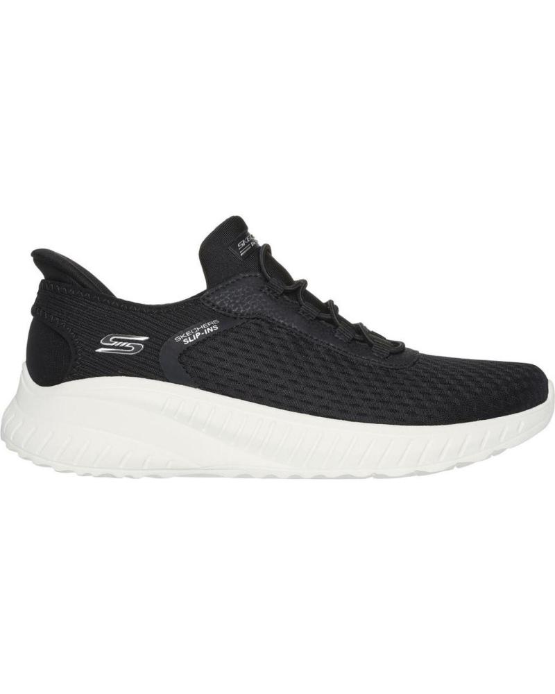SKECHERS ZAPATILLAS BOBS SQUAD EN COLOR PARA MUJER NEGRO