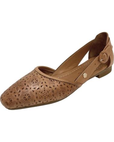 Sapatos de Mulher CARMELA MANOLETINAS PIEL CUERO 02 PIEL CAMEL