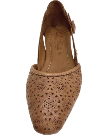 Sapatos de Mulher CARMELA MANOLETINAS PIEL CUERO 02 PIEL CAMEL