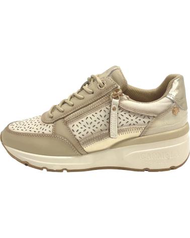 Sapatilhas de Mulher CARMELA ZAPATILLAS PIEL BEIGE 03 BEIGE