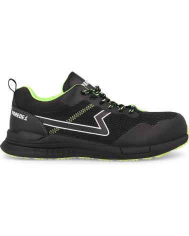 Zapatos de Mujer y Hombre PAREDES ZAPATILLAS DE SEGURIDAD GALENA MAXIMO AGARRE NEGRO NEGRO