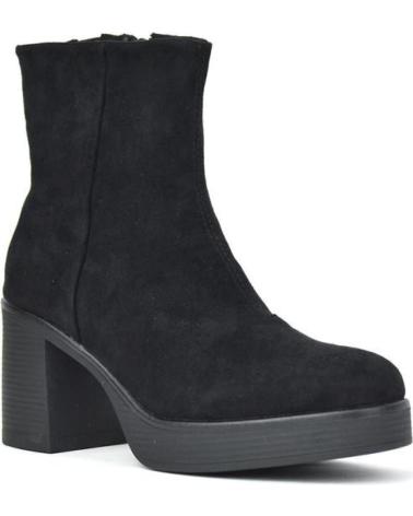 Botines de Mujer KANGAROOS BOTIN SENORA BLACK LICRA SUEDEBLACK LICRA SUEDE