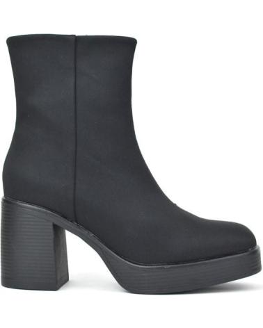 Botines de Mujer KANGAROOS BOTIN SENORA BLACK NORMAL LICRABLACK NORMAL LICRA