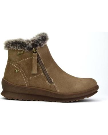 Stivaletti per Donna CORONEL TAPIOCCA BOTINES PLANOS T493 TAUPE MARRóN