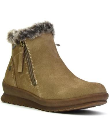 Stivaletti per Donna CORONEL TAPIOCCA BOTINES PLANOS T493 TAUPE MARRóN