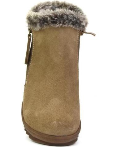 Stivaletti per Donna CORONEL TAPIOCCA BOTINES PLANOS T493 TAUPE MARRóN