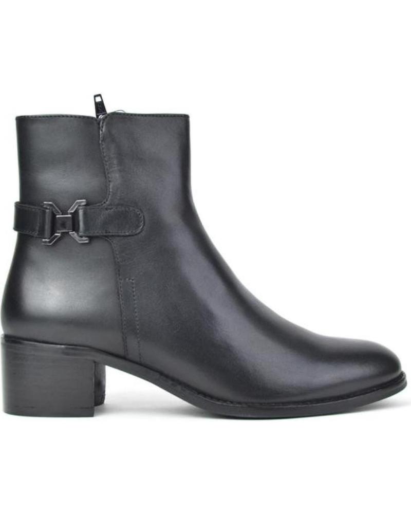 Woman Mid boots KANGAROOS BOTIN SENORA PIEL NEGROPIEL NEGRO