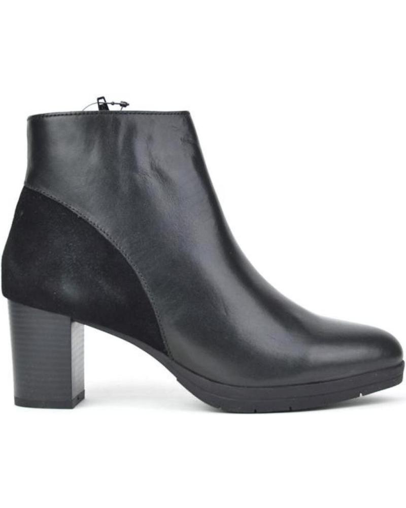 Woman Mid boots KANGAROOS BOTIN SENORA PIEL NEGRO-AFP NEGROPIEL NEGRO-AFP NEGR