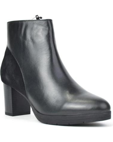 Woman Mid boots KANGAROOS BOTIN SENORA PIEL NEGRO-AFP NEGROPIEL NEGRO-AFP NEGR