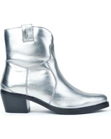 Botines de Mujer BONAVENTURE BOTIN COWBOY PLATA METALPLATA METAL