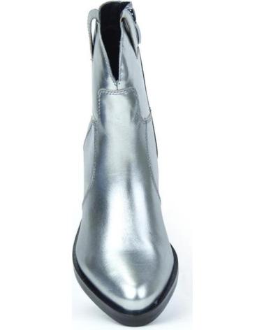 Botines de Mujer BONAVENTURE BOTIN COWBOY PLATA METALPLATA METAL